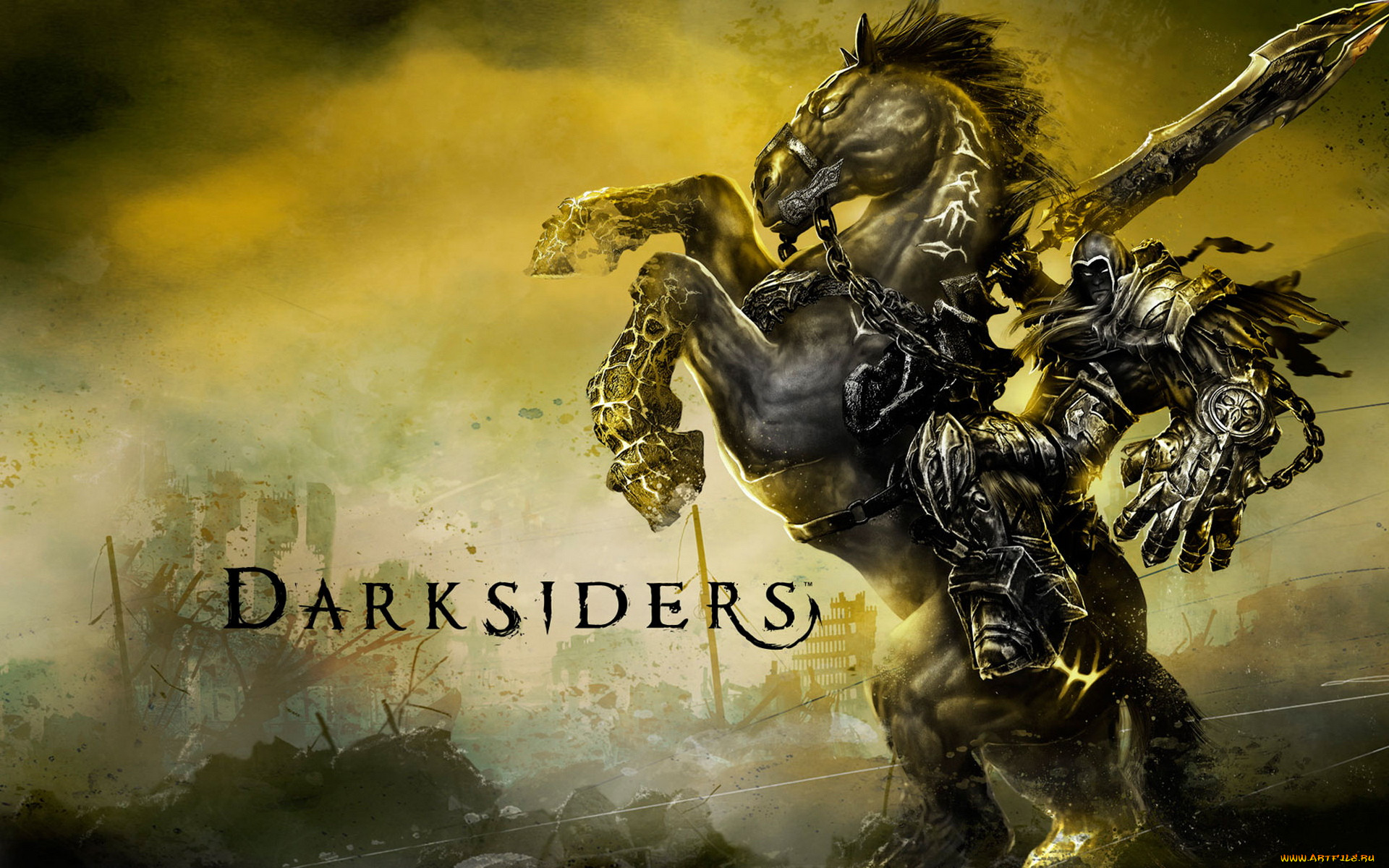 Обои DARKSIDERS Видео Игры Darksiders: Wrath of War, обои для рабочего  стола, фотографии darksiders, видео, игры, wrath, of, war Обои для рабочего  стола, скачать обои картинки заставки на рабочий стол.